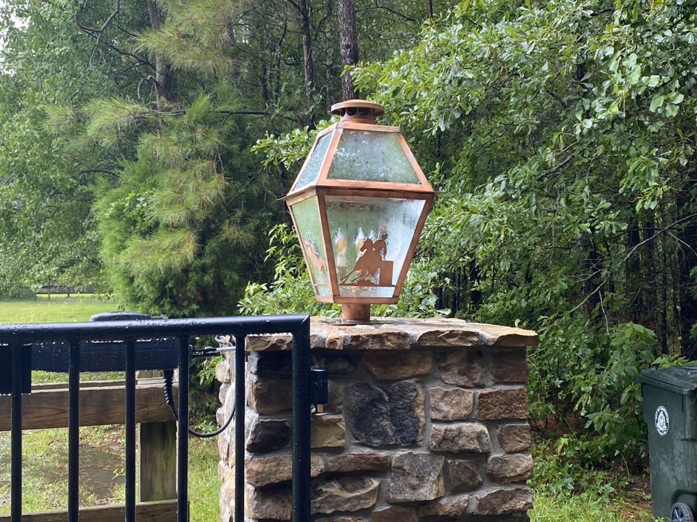 Copper Column Lantern